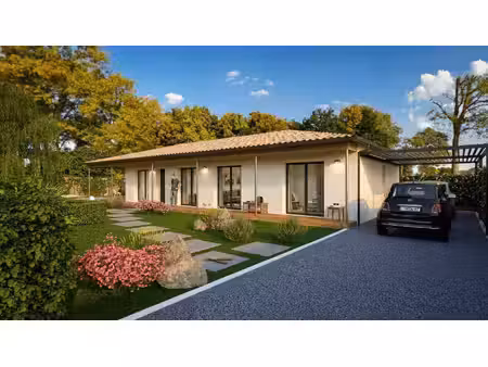 terrain avec maison neuve à vendre