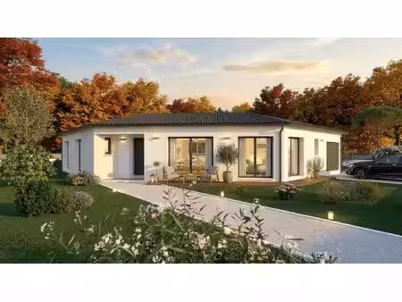 terrain avec maison neuve à vendre
