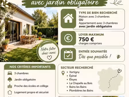 recherche maison à louer