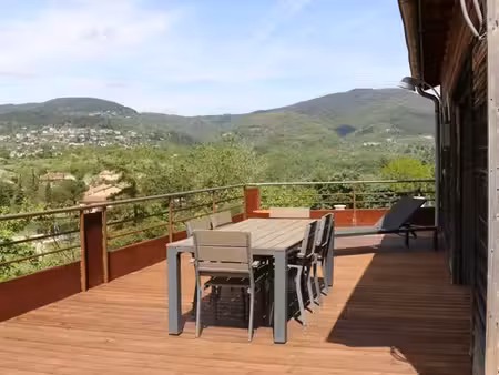 maison de 4 pièces + studio indépendant – vue panoramique et calme absolu à coux (privas -