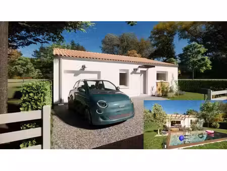 terrain avec maison neuve à vendre