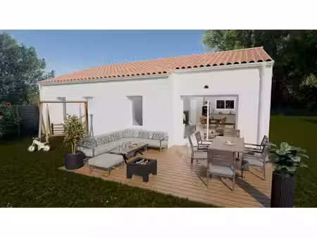 terrain avec maison neuve à vendre