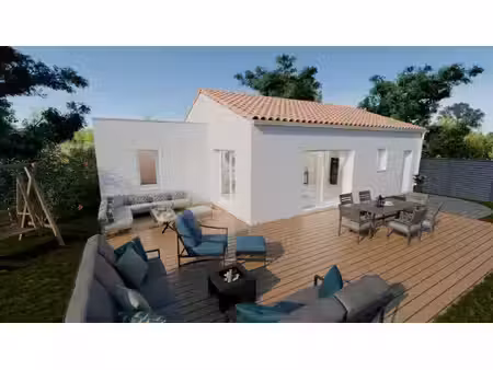 terrain avec maison neuve à vendre