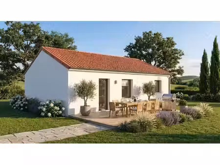 terrain avec maison neuve à vendre