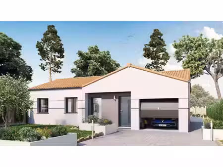 terrain avec maison neuve à vendre