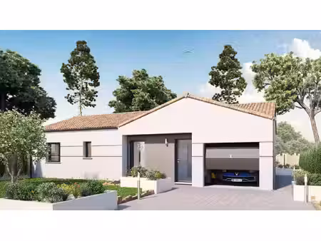 terrain avec maison neuve à vendre
