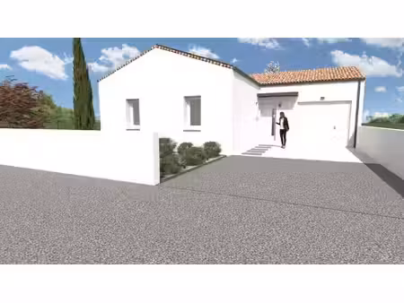 terrain avec maison neuve à vendre
