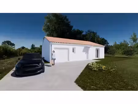 terrain avec maison neuve à vendre