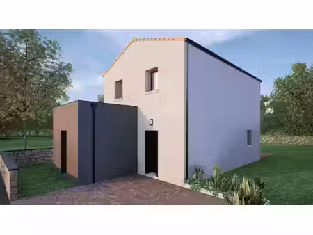 terrain avec maison neuve à vendre