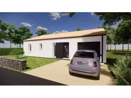 terrain avec maison neuve à vendre