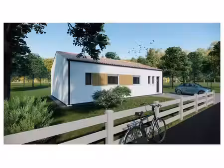 terrain avec maison neuve à vendre