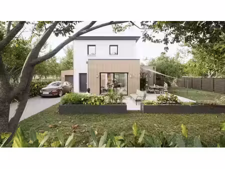 terrain avec maison neuve à vendre