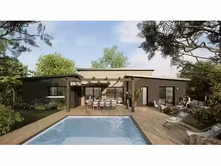terrain avec maison neuve à vendre