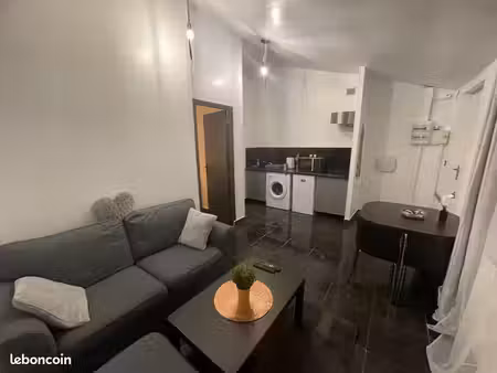 appartement maisonnette entièrement meublé moderne t2 38m2 + parking au calme en zone pavi