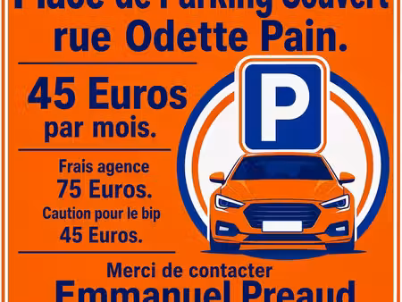place parking couvert bondy nord