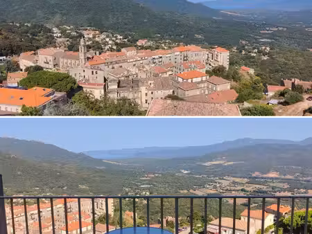rare à sartene - duplex 110m2 vue mer et montagnes
