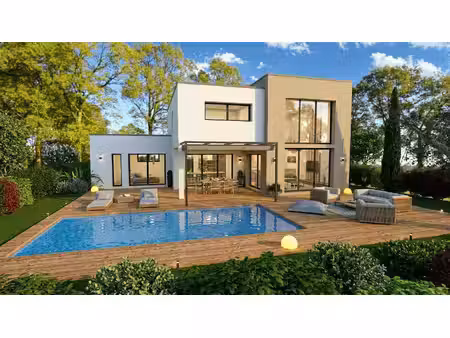 terrain avec maison neuve à vendre