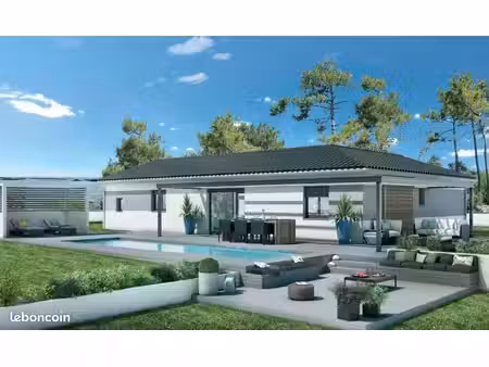maison neuve 87 m² avec garage à boutenac (11200) – terrain viabilisé 400 m²  3 chambres  