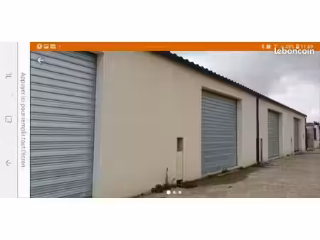 grand garage de 56m2 à louer