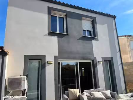 location a l’année meuble - salles d’aude 11110 - maison 3 chambres - 3 faces libre - clim