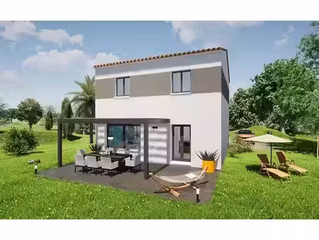 terrain avec maison neuve à vendre