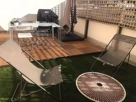vente appartement 62m² + terrasse 35m² - courbevoie