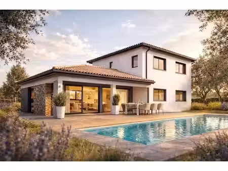 terrain avec maison neuve à vendre