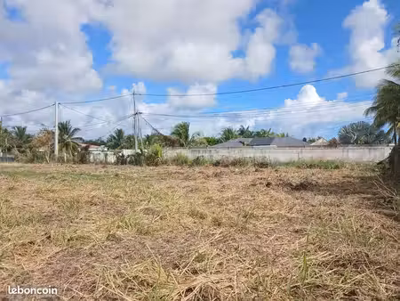 terrain 500 m² saint-francois