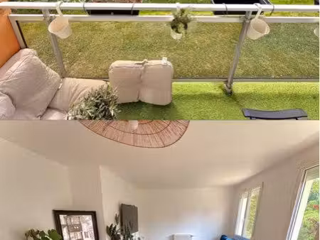 grand t3 meublé rénové 76m2 avec garage et balcon