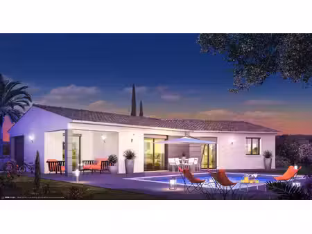 terrain avec maison neuve à vendre