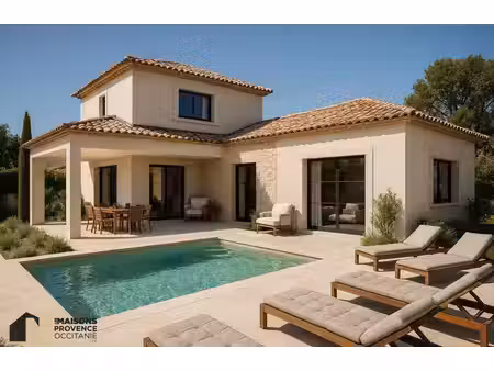 terrain avec maison neuve à vendre