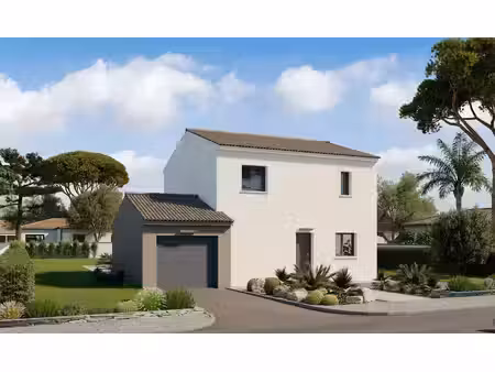 terrain avec maison neuve à vendre