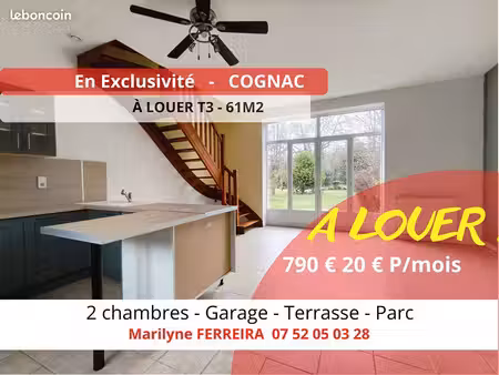 maison 3 pièces 61 m²
