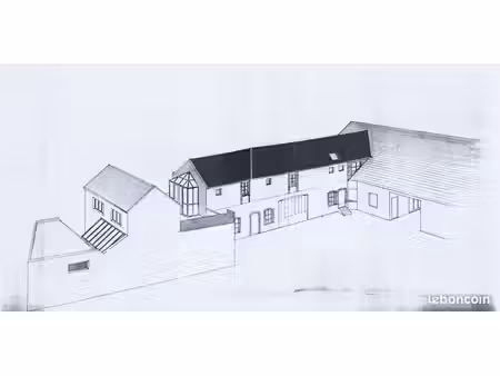 ensemble immobilier 413m² – magasin 138m² + atelier 203m² + appartement 72m² – à nançay (1