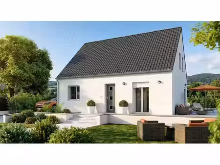 terrain avec maison neuve à vendre