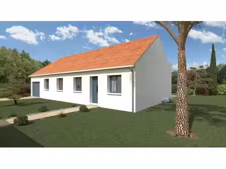 terrain avec maison neuve à vendre
