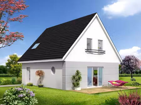 terrain avec maison neuve à vendre