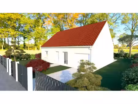 terrain avec maison neuve à vendre
