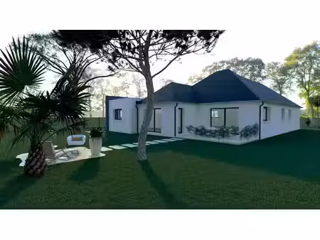 terrain avec maison neuve à vendre