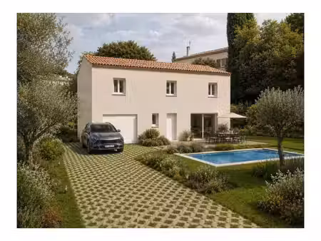 terrain avec maison neuve à vendre