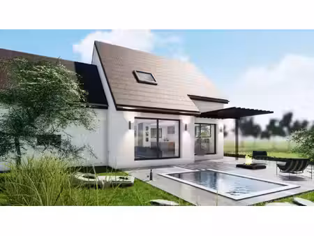 terrain avec maison neuve à vendre
