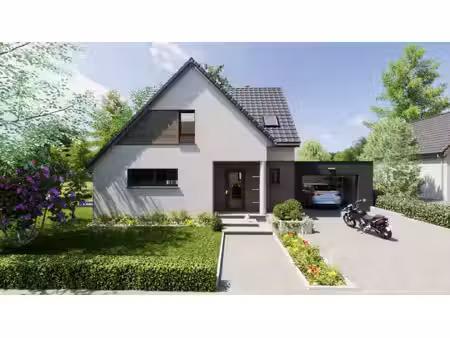 terrain avec maison neuve à vendre
