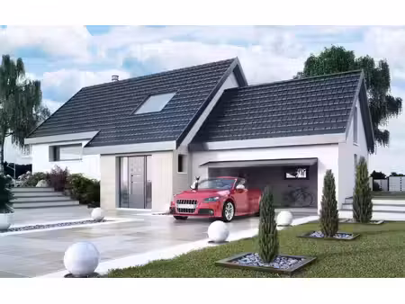 terrain avec maison neuve à vendre