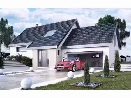 terrain avec maison neuve à vendre