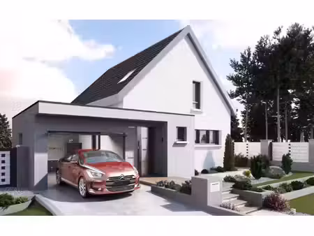 terrain avec maison neuve à vendre