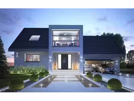 terrain avec maison neuve à vendre