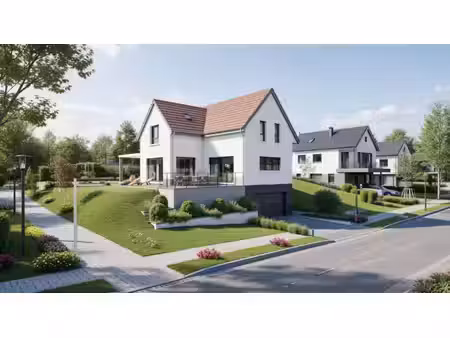 terrain avec maison neuve à vendre