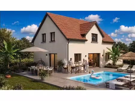 terrain avec maison neuve à vendre