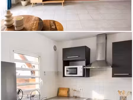 villa t3 meublée avec piscine