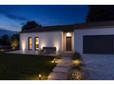 terrain avec maison neuve à vendre